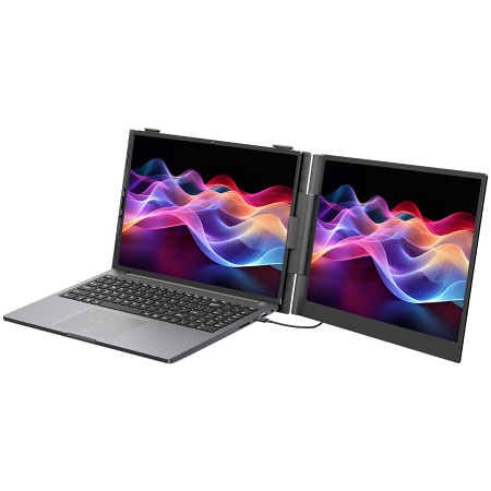 Portable monitor Blackview SCM8 Single Screen 15.3inch 1920x1200 16:9 LCD 60Hz IPS 178 USB-C 3.1x3 352.2x237.43x15.9mm Grey Black [1]