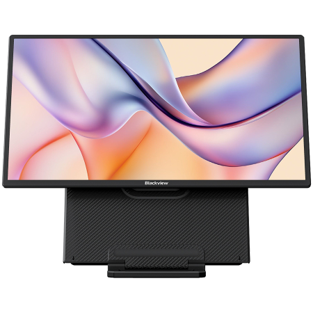 Monitoare\ Televizoare - Portable monitor Blackview Table 10 LCD Monitor IPS FHD 23.8inch 1920x1200 16:9 LCD 100Hz 178 USB-C 3.1x2 Full 1xminiHDMI 312x237x32.8mm Plug into Laptop, PC, Game Console, and More, Plug & Play Black