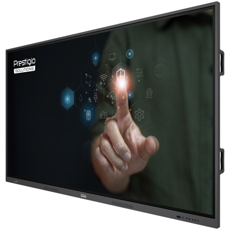 PRESTIGIO SOLUTIONS Multiboard 86" Light Series UHD 4K, Android 13, Wi-Fi, 40TP, touch pen [1]