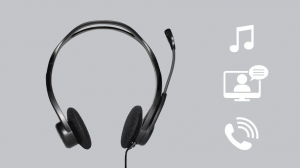 Casti Logitech 960 PC Headset, USB [1]