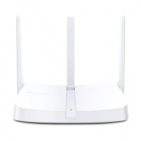 ROUTER MERCUSYS wireless  300Mbps, 1 x 10/100Mbps WAN, 3 x 10/100Mbps LAN, 3 x antene externe \\"MW306R\\" (include timbru verde 1 leu) [0]