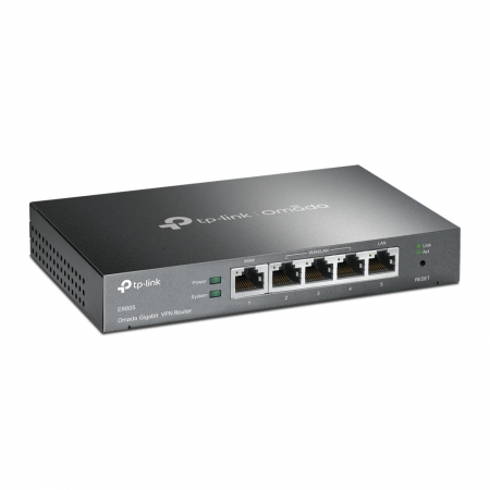 ROUTER TP-LINK wired Gigabit, 1 Gigabit WAN + 1 Gigabit LAN + 3 Changeable Gigabit WAN/LAN Ports , tehnologie VPN "ER605" (include timbru verde 1.5 lei) [1]