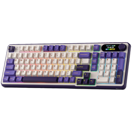 ROYAL KLUDGE RK-S98 Blackberry Mousse Gaming Keyboard Chartreuse switch [1]