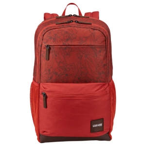 Accesorii Laptop - RUCSAC SCOLAR CASE LOGIC, 26l, 2 compartimente depozitare, 2 buzunare frontale, 2 buzunare laterale, model rosu/negru, CCAM-3116 BRICK DELFT/WALNUT/3203869