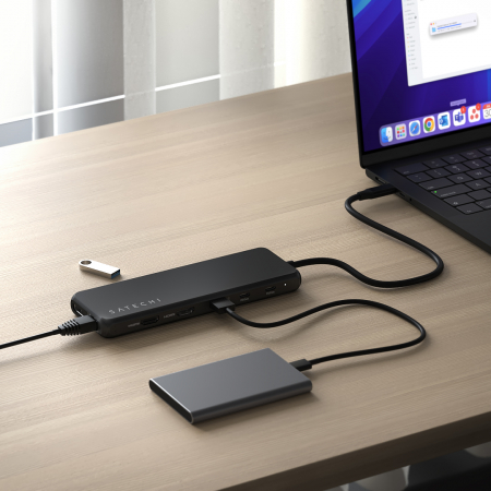 Satechi 13-in-1 USB-C Triple Display Multiport Adapter - Black [4]