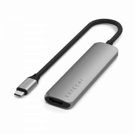Satechi 4-in-1 USB-C Slim Multiport Adapter 4K - Space Grey [5]