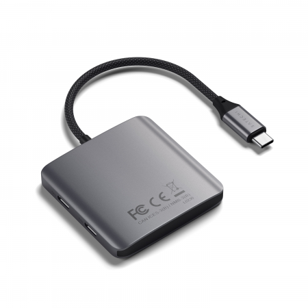 Satechi 4-Port USB-C Hub with PD - Space Gray [7]