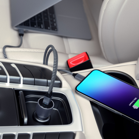 Satechi 40W Dual USB-C PD Car Charger - Silver [6]