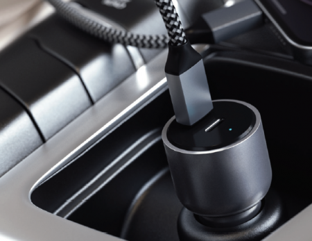 Satechi 40W Dual USB-C PD Car Charger - Silver [1]