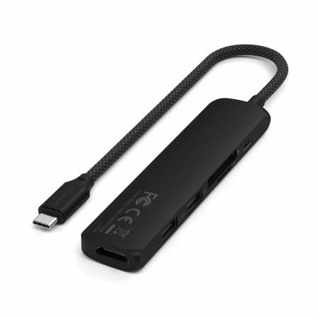 Satechi 6-in-1 USB-C Slim Multiport Adapter - Black [5]