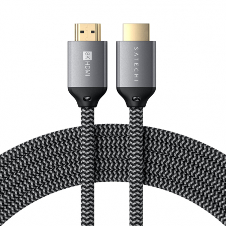 Laptop, Tablete & Telefoane - Satechi 8K Ultra HD High Speed HDMI Braided cable 2m - Black