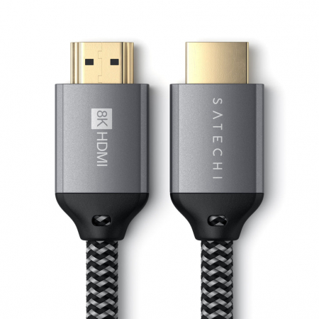 Satechi 8K Ultra HD High Speed HDMI Braided cable 2m - Black [2]