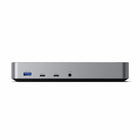 Satechi Aluminium 4K Display Docking Station (3x 4K/60Hz,2x DisplayPort 1.4 4k/60Hz,3x HDMI,1x DP Alt Mode 1x USB 3.1,1x USB-C 3.1 Gen2,2 x USB3.0,1x USB-C 3.0,1x Ethernet ,1x Audio, Kensington Lock)  [1]