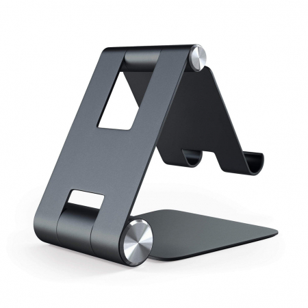 Satechi Aluminium R1 Adjustable Mobile Stand - Black [2]