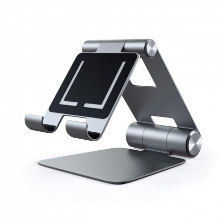 Laptop, Tablete & Telefoane - Satechi Aluminium R1 Adjustable Mobile Stand - Space Grey