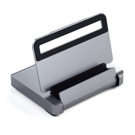 USB Hub - Satechi Aluminium Stand & Hub for iPad Pro (USB-C PD up to 60W,4K HDMI(60Hz),USB-A,SDcard, audio 3.5mm ) - Space Grey