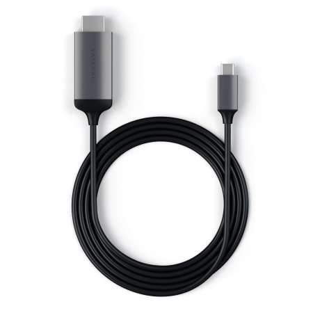 Satechi Aluminium Type-C to 4K HDMI Cable - Space Grey [4]
