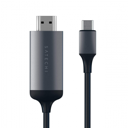 Satechi Aluminium Type-C to 4K HDMI Cable - Space Grey [0]