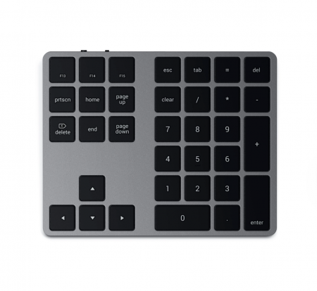 Satechi Aluminum Bluetooth Extended Keypad - Space Grey [3]