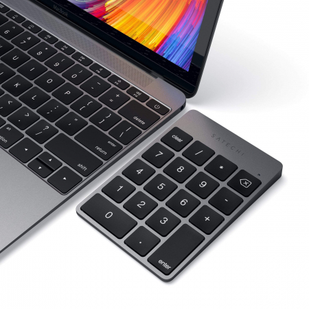 Satechi Aluminum Slim Wireless Keypad - Space Grey [9]