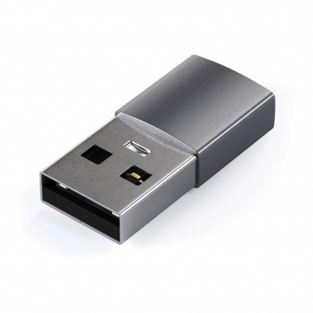 Satechi Aluminum Type-A to Type-C Adapter - Space Grey [1]