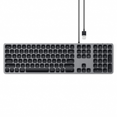 Satechi Aluminum Wired Keyboard for Mac - US - Space Grey [1]