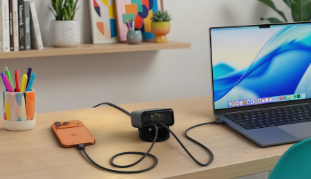 Satechi ChargeView 140W Desktop Charger(4xUSB-C) - Space Black [3]