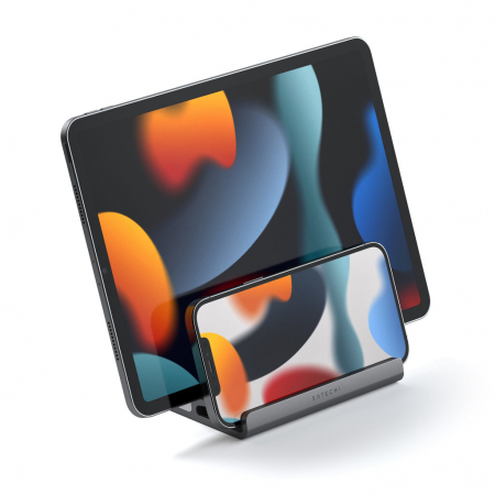 Satechi Dual Vertical Laptop Stand for MBPro and iPad [1]