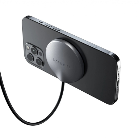 Satechi Magnetic Sticker for iPhone 11/12 - Black [4]