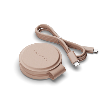 Satechi OntheGo 2-in-1 Wireless Charger - Desert Rose [2]