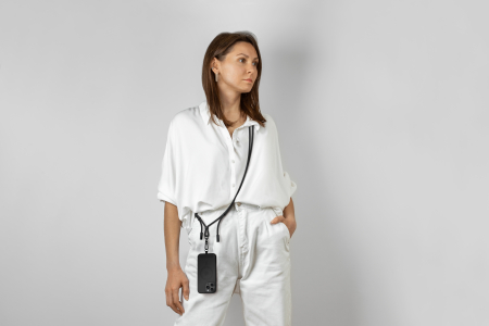 Satechi OntheGo Crossbody Lanyard Cable - Black [11]