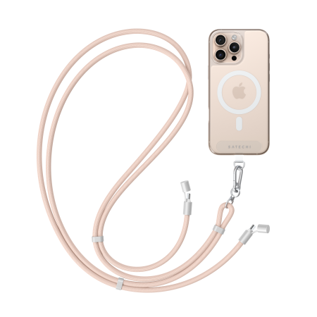 Satechi OntheGo Crossbody Lanyard Cable - Desert Rose [2]