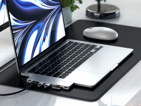 Satechi PRO HUB SLIM (1xUSB4,1xHDMI,2xUSB-A,SD/MicroSD,UHS-I up to 104MB/s, SD/SDHC/SDXC up to 2TB,1xUSB-C) - Silver [3]