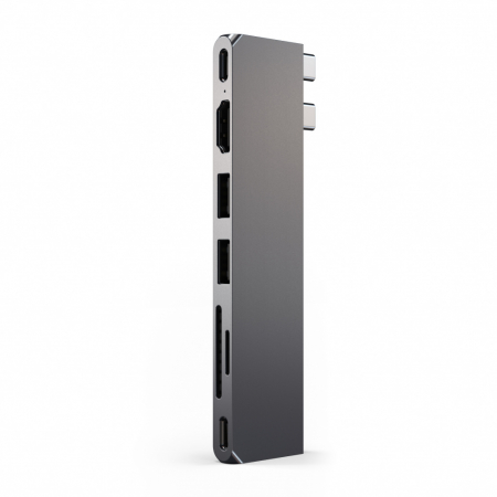 Satechi PRO HUB SLIM (1xUSB4,1xHDMI,2xUSB-A,SD/MicroSD,UHS-I up to 104MB/s, SD/SDHC/SDXC up to 2TB,1xUSB-C) - Space Grey [4]