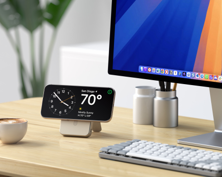 Satechi Qi2 10K Magnetic Power Bank with Stand - Sand [5]