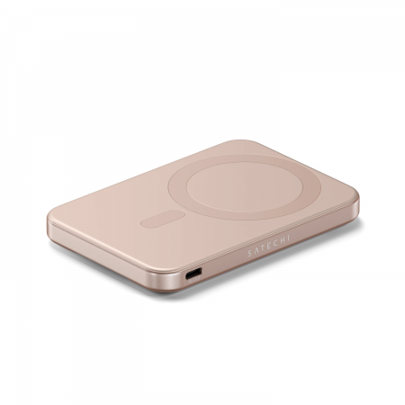 Satechi Qi2 5K Magnetic Power Bank with Stand - Desert Rose [4]