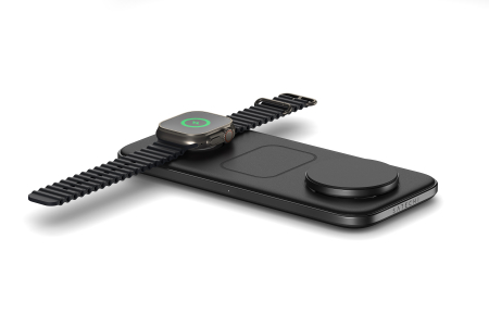 Satechi Qi2 Trio Wireless Charging Pad - with Type A,C,G plugs - Space gray [2]