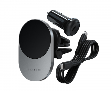 Satechi Qi2 Wireless Car Charger - Space Gray [2]