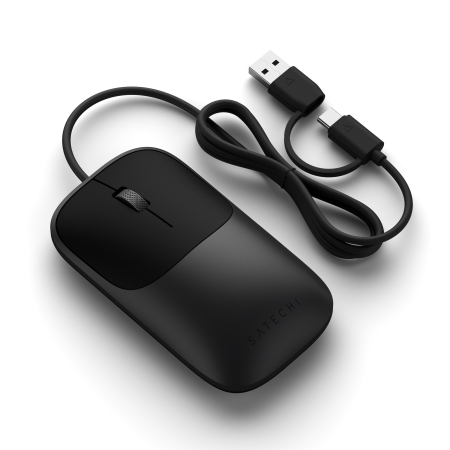 Satechi Slim LX Wired Mouse - Space Black [1]
