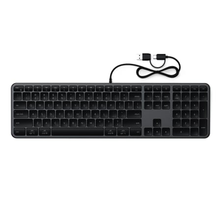Sisteme PC & Periferice - Satechi Slim LX3 Wired Keyboard - US English - Space Black