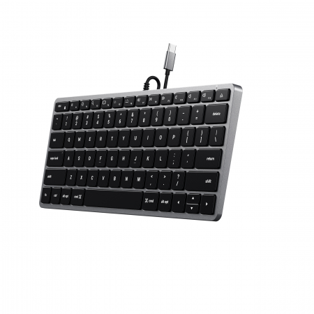 Satechi Slim W1 USB-C BACKLIT Wired Keyboard - US - Space Grey [2]
