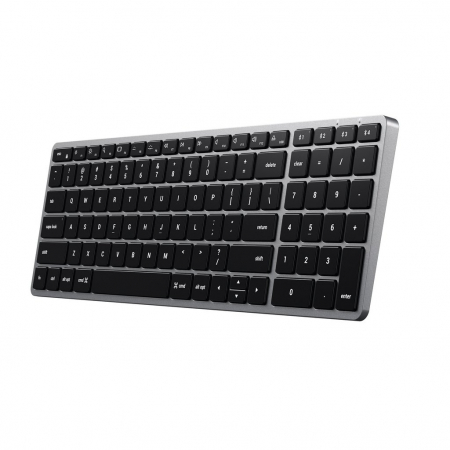 Satechi SLIM X2 Slim Bluetooth Wireless Keyboard + Num. Keypad - US - Space Grey [1]