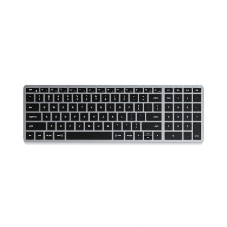 Sisteme PC & Periferice - Satechi SLIM X2 Slim Bluetooth Wireless Keyboard + Num. Keypad - US - Space Grey