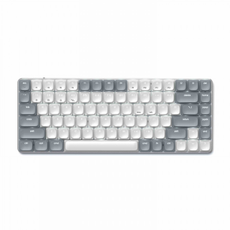 Satechi SM1 Slim Mechanical Backlit Bluetooth Keyboard (Windows Keycaps - Windows, Left Alt, Right Alt 2.4GHz USB Receiver) - Grey/White [5]