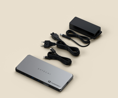 Satechi Thunderbolt 4 Multi-Display Docking Station - EU - Space Grey [1]