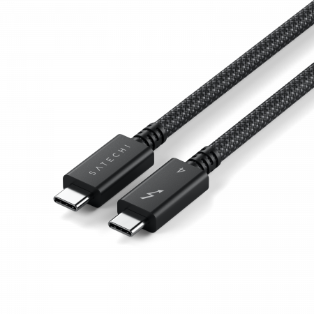 Satechi Thunderbolt 4 Pro Braided Cable 1m (PD240W,40Gpbs data,8K resolution) - Black [1]