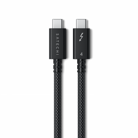 Satechi Thunderbolt 4 Pro Braided Cable 1m (PD240W,40Gpbs data,8K resolution) - Black [4]