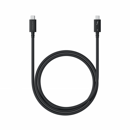 Componente Laptop - Satechi Thunderbolt 4 Pro Braided Cable 1m (PD240W,40Gpbs data,8K resolution) - Black