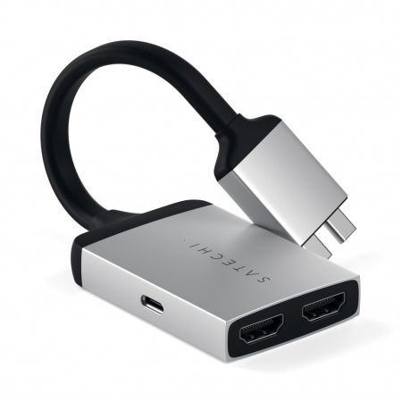 Satechi Type-C Dual HDMI Adapter - Silver [0]