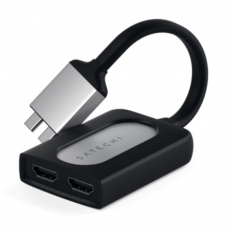 Satechi Type-C Dual HDMI Adapter - Silver [1]